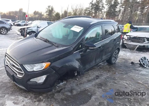 2021 Ford Ecosport Titanium z USA, uszkodzony, nr VIN MAJ3S2KEXMC402890